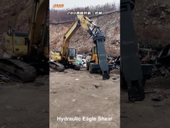 Ciseaux de démolition de ferraille à rotation complète pour le traitement de l'acier en ferraille