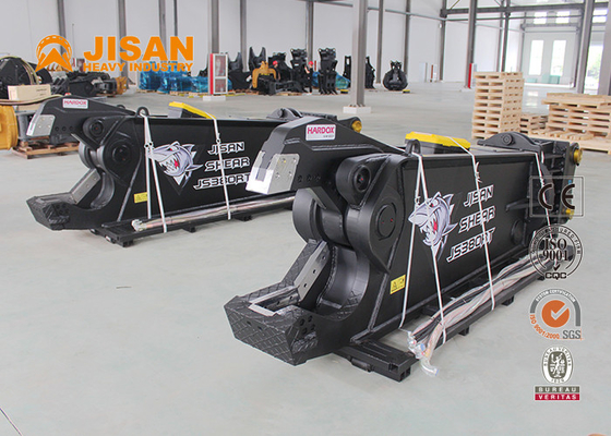 Excavatrice de 20 tonnes ciseaux hydrauliques rotatoires de 360 ​​degrés ouvrant 600mm