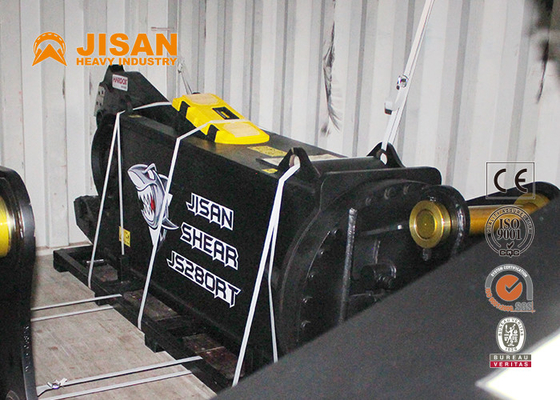 Excavatrice de 20 tonnes ciseaux hydrauliques rotatoires de 360 ​​degrés ouvrant 600mm
