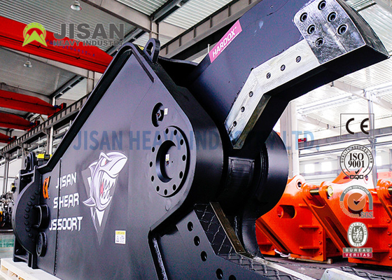 Excavatrice Carbon Steel Cutters avec la longueur de course de cylindre de 800mm et de lame de 450mm