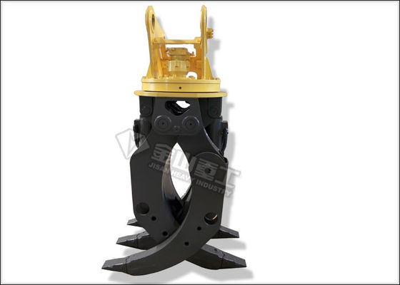 Le rondin hydraulique de grippage de bois de construction attaquent des mâchoires d'ouverture large pour 20 l'excavatrice de  PC200 de tonne