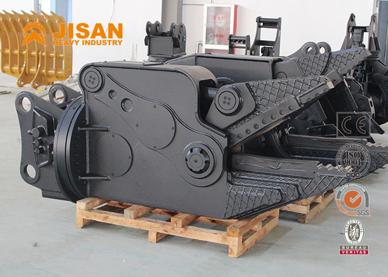 Ciseaux à démolition Jisan Hardox Pour les excavatrices Ciseaux à cylindre unique Ciseaux pour voitures Ciseaux hydrauliques pour déchets métalliques