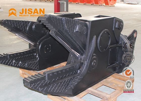Ciseaux à démolition Jisan Hardox Pour les excavatrices Ciseaux à cylindre unique Ciseaux pour voitures Ciseaux hydrauliques pour déchets métalliques