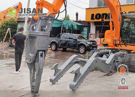Pc310lc-5 Excavateur hydraulique de cisaillement en acier Excavateur de cisaillement de démolition à vendre Cisailles rotatives de ferraille Chariot de voiture E
