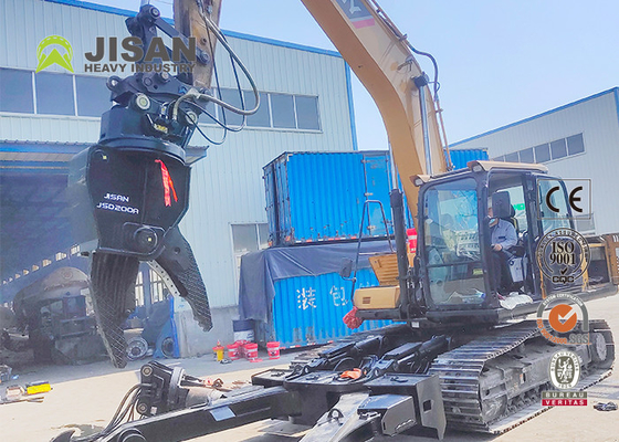 Jisan Hardox Hydraulique Démolition Ciseaux Pour Métal Excavateur Hydraulique Scrap Ciseaux voitures Démantèlement Machine Top Ventes