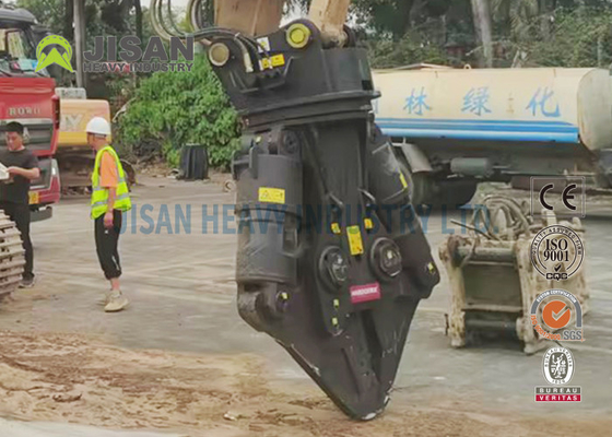 JSD280F Ciseaux métalliques pour excavatrice Réglage simple de la tête pour une efficacité maximale dans le recyclage du matériau en béton