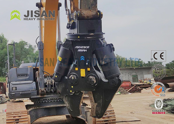 JSD280F Ciseaux métalliques pour excavatrice Réglage simple de la tête pour une efficacité maximale dans le recyclage du matériau en béton