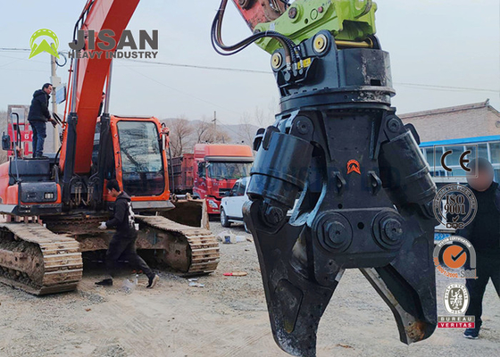 JSD280F Ciseaux métalliques pour excavatrice Réglage simple de la tête pour une efficacité maximale dans le recyclage du matériau en béton