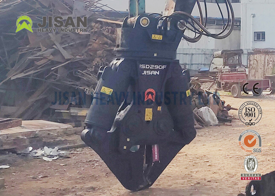 JSD280F Ciseaux métalliques pour excavatrice Réglage simple de la tête pour une efficacité maximale dans le recyclage du matériau en béton
