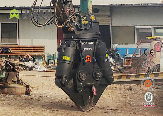 JSD280F Ciseaux métalliques pour excavatrice Réglage simple de la tête pour une efficacité maximale dans le recyclage du matériau en béton