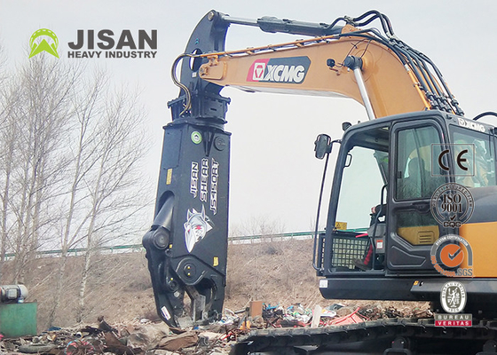 Teyun Tycs450rt ciseaux hydrauliques ciseaux métalliques pour les excavatrices durables pour la découpe et la récupération des déchets sur les sites de démolition industrielle