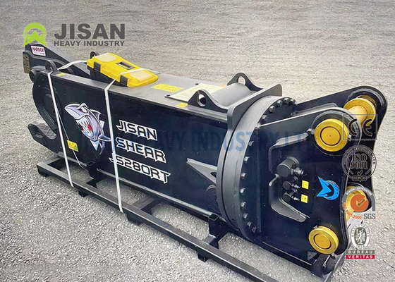 Teyun Tycs450rt ciseaux hydrauliques ciseaux métalliques pour les excavatrices durables pour la découpe et la récupération des déchets sur les sites de démolition industrielle