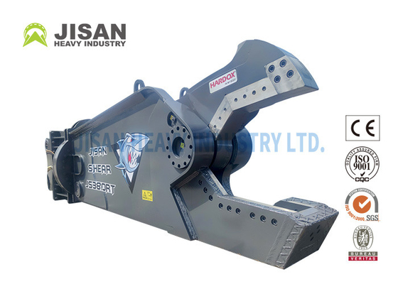 Coupe et récupération de déchets avec Teyun Tycs450rt cisaillement hydraulique pour les pelles sur les sites de démolition industrielle