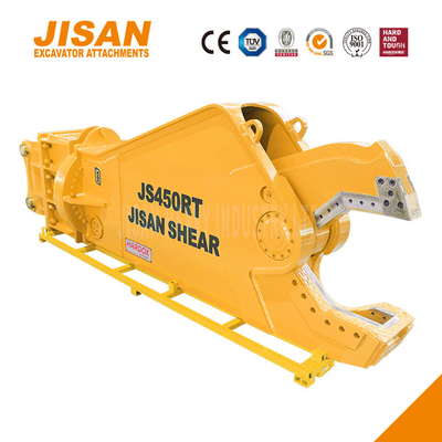 Remplacement rapide des lames de déchets de matériaux de coupe et de récupération avec Teyun Tycs450rt Excavator ciseaux métalliques