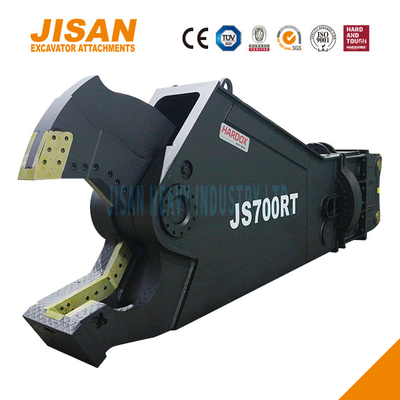 JS800RT Excavateur ciseaux métalliques faciles à remplacer la lame et l'usure de l'acier résistant pour une résistance maximale