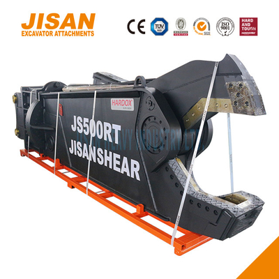 JS800RT Excavateur ciseaux métalliques faciles à remplacer la lame et l'usure de l'acier résistant pour une résistance maximale