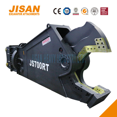 JS800RT Excavateur ciseaux métalliques faciles à remplacer la lame et l'usure de l'acier résistant pour une résistance maximale