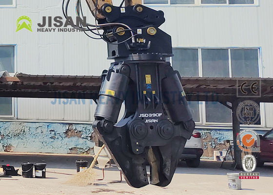 JSD40F-JSD480F Excavator Metal Shears For Demolition And Recycling With 360 Deg Hydraulic Rotation Motor