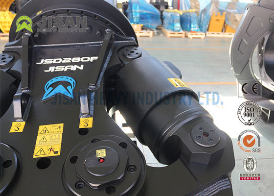 Cisailles à métaux pour excavatrice JISAN avec moteur de rotation hydraulique à 360 degrés, puissance élevée et longue durabilité