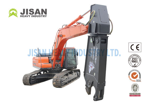 Hardox 450 Excavateur en acier résistant à l'usure Cisailleuse métallique à rotation de 360 degrés pour l'installation de bras de 40 à 50 tonnes