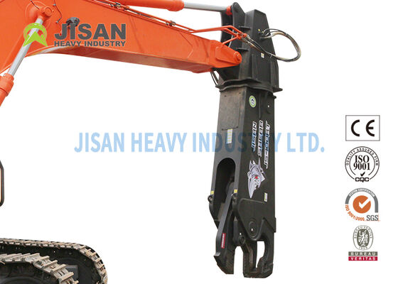 Hardox 450 Excavateur en acier résistant à l'usure Cisailleuse métallique à rotation de 360 degrés pour l'installation de bras de 40 à 50 tonnes