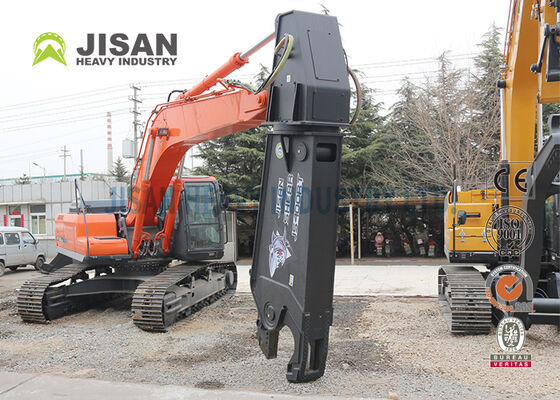 Hardox 450 Excavateur en acier résistant à l'usure Cisailleuse métallique à rotation de 360 degrés pour l'installation de bras de 40 à 50 tonnes