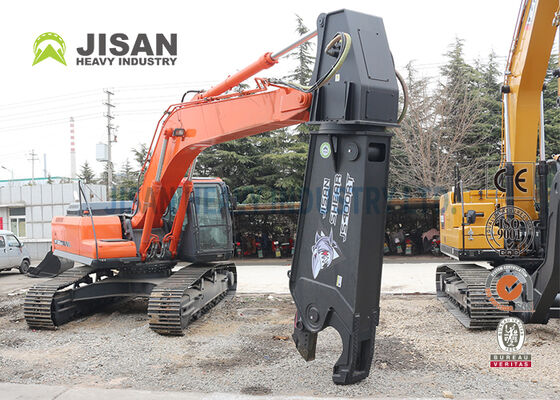 Hardox 450 Excavateur en acier résistant à l'usure Cisailleuse métallique à rotation de 360 degrés pour l'installation de bras de 40 à 50 tonnes