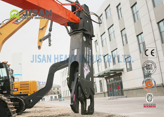 Hardox 450 Excavateur en acier résistant à l'usure Cisailleuse métallique à rotation de 360 degrés pour l'installation de bras de 40 à 50 tonnes