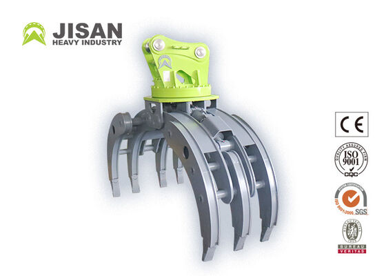 Grappin hydraulique à double tringlerie 1500mm d'ouverture de mâchoire pour excavateur de 20 tonnes 320
