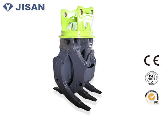 Le rondin hydraulique de grippage de bois de construction attaquent des mâchoires d'ouverture large pour 20 l'excavatrice de  PC200 de tonne