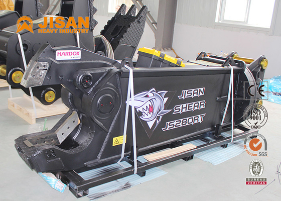 Excavatrice de 20 tonnes ciseaux hydrauliques rotatoires de 360 ​​degrés ouvrant 600mm