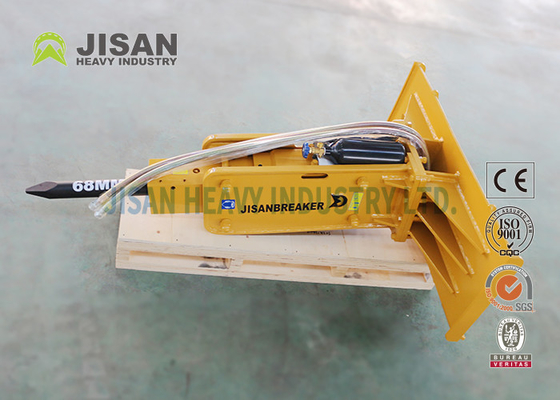 Mini pelle hydraulique de trou de poteau de voie de roue/casseur Skid Steer