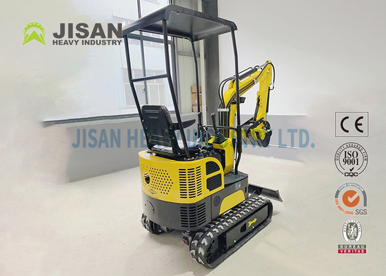 Mini excavatrice micro de chenille de bêcheur, petite machine de bêcheur de fossé de Bagger de 1 tonne