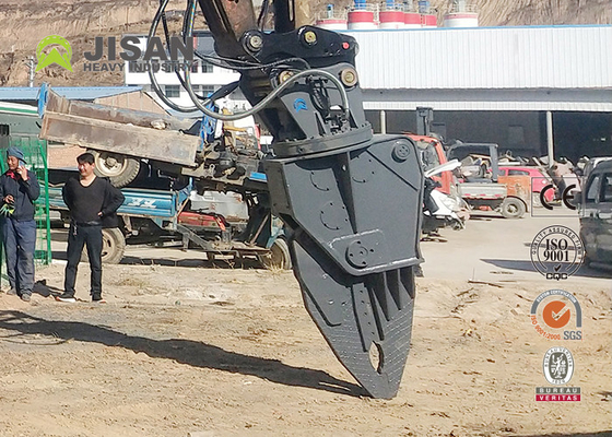 Excavatrice concrète Demolition Shear, cisaillements de coupure hydrauliques de broyeur de mitraille de voiture