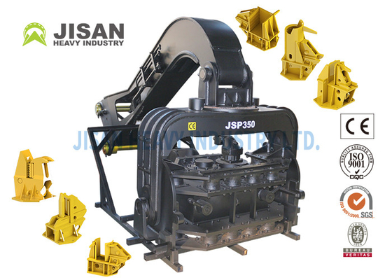 15 tonnes de vibro d'excavatrice de Hydraulic Pile Hammer 10m 15m 25m d'outil de forage pour la boîte de vitesse de feuille