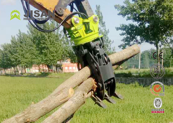 10-69 rendement élevé robuste de pression de fonctionnement de Ton Excavator Log Grapple 2mpa