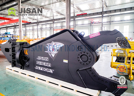 Coupeur tournant de Hydraulic Scrap Shear d'excavatrice de démolition 80 tonnes 4300 millimètres