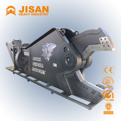 Remplacement rapide et facile de la lame Déchets de matériaux de coupe et de récupération avec Teyun Tycs450rt cisailleuse hydraulique pour les excavatrices
