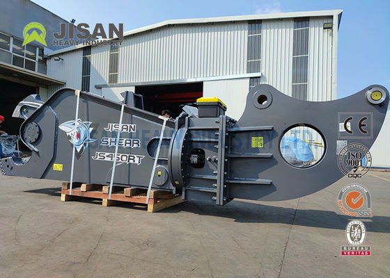 Excavatrice hydraulique Scrap Metal Shear pour la démolition au sol gelée
