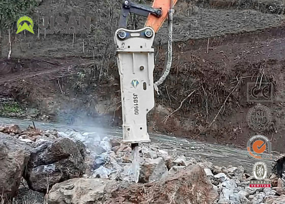 Burin 155mm de marteau de briseur de roche d'excavatrice de tonne de KOMATSU 30-40 pour PC300 PC400