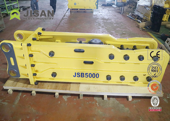 Modèle adapté aux besoins du client Backhoe Loader de Rock Breaker Hydraulic d'excavatrice de boîte de taille de couleur